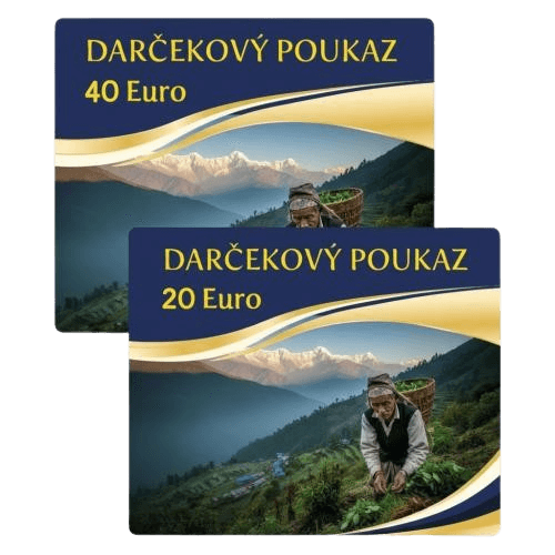 Darčekové poukazy v hodnote 500 Kč a 1000 Kč